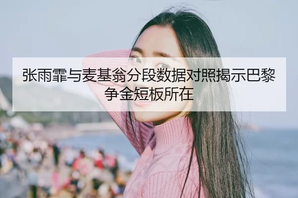 张雨霏与麦基翁分段数据对照揭示巴黎争金短板所在
