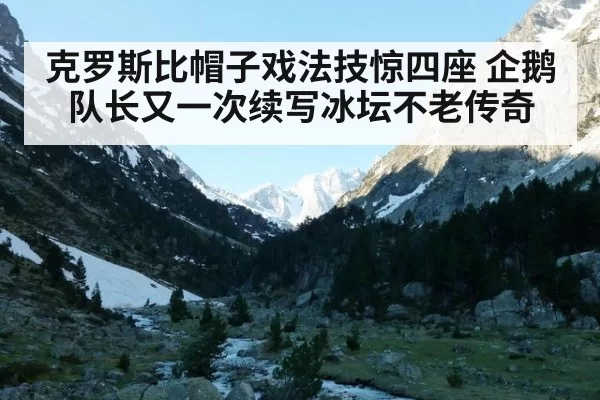 克罗斯比帽子戏法技惊四座 企鹅队长又一次续写冰坛不老传奇