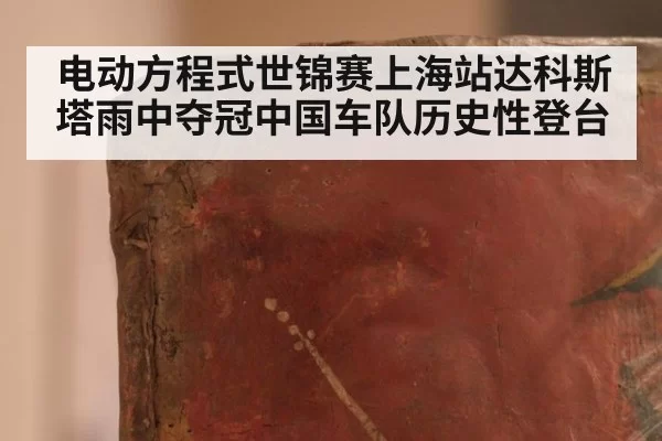 电动方程式世锦赛上海站达科斯塔雨中夺冠中国车队历史性登台